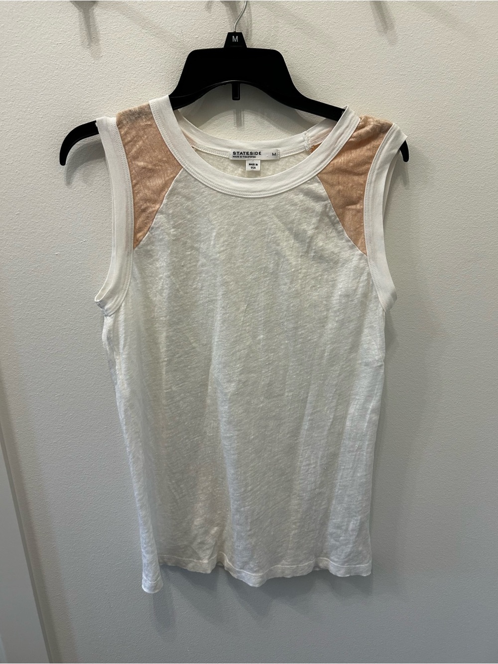 Stateside 100% linen tank top